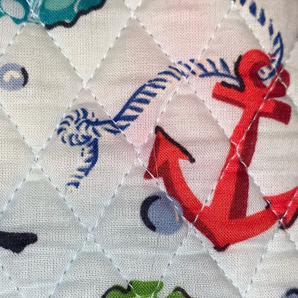 VERA BRADLEY sealife NAUTICAL beach theme Antilles tote bag - Picture 13 of 15